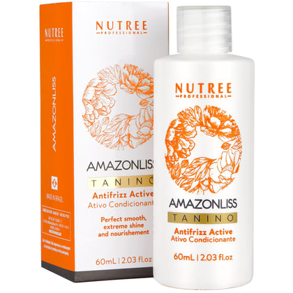 Haarglättende Brasilianische Behandlung Amazonliss Tanino 60 ml - Amazonliss.de